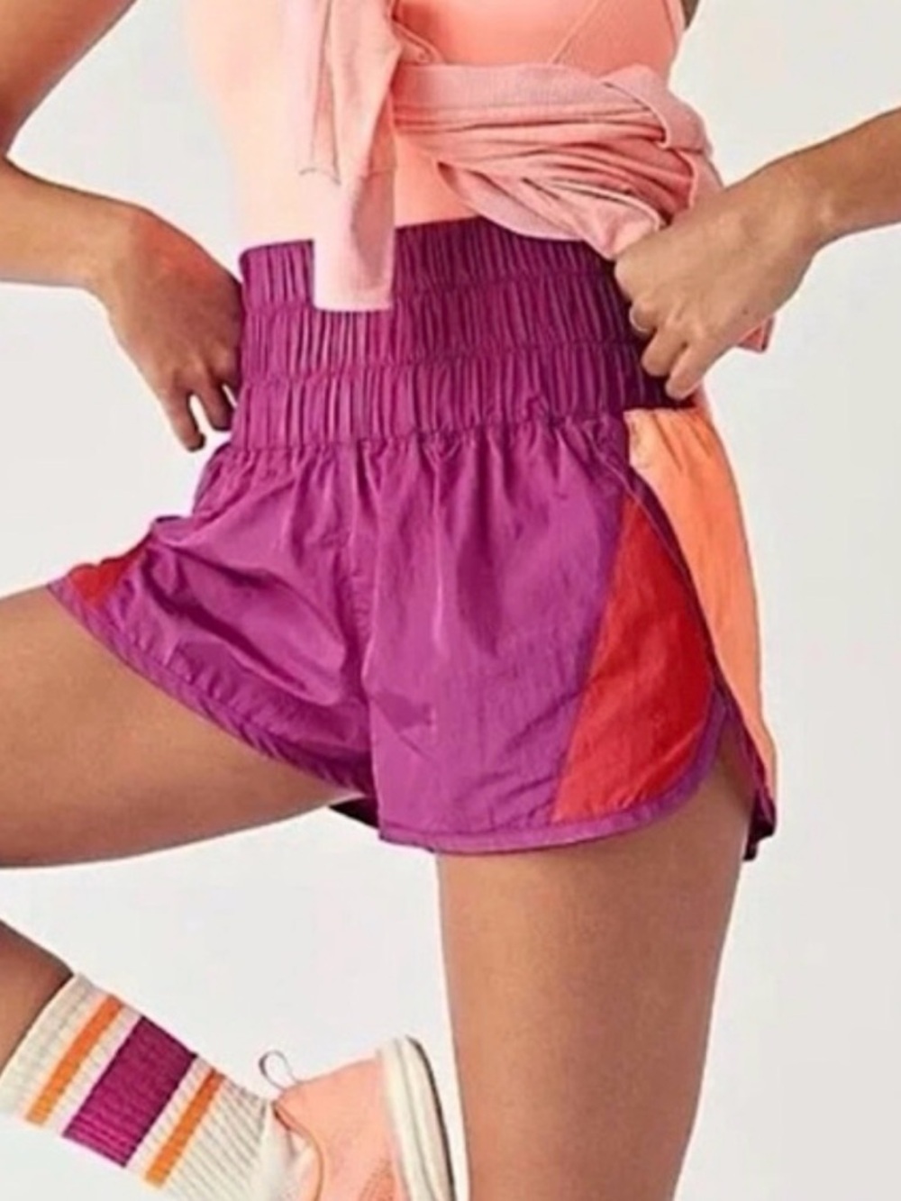 Free People Movement Pink The Way Home Shorts (Size S)